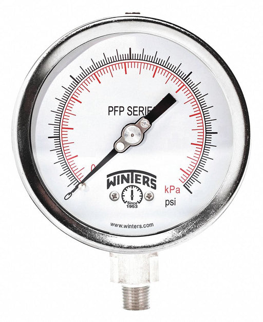 N0231 Gauge 4 Dial Size MNPT Connection