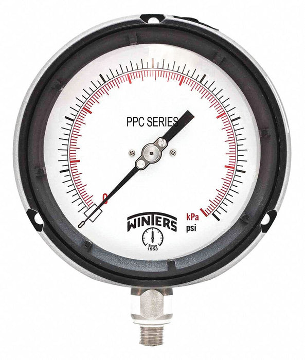 N0152 Gauge 4-1/2 Dial Size MNPT Connection