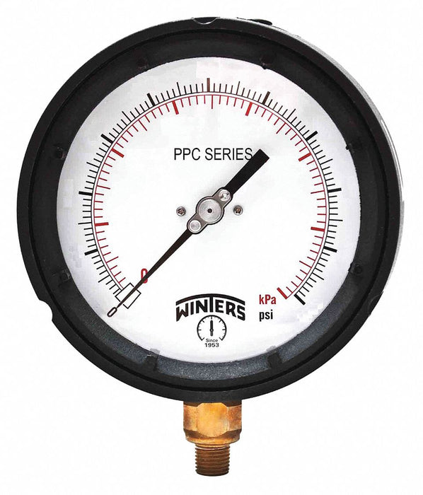 N0237 Gauge 4-1/2 Dial Size MNPT Connection