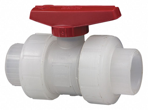 Manual 2-Way Ball Valve Socket Polypro