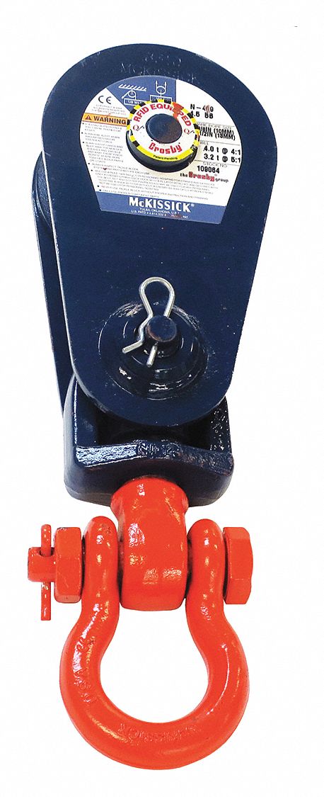 Pulley Block Shackle 3/8 -1/2 Rope dia