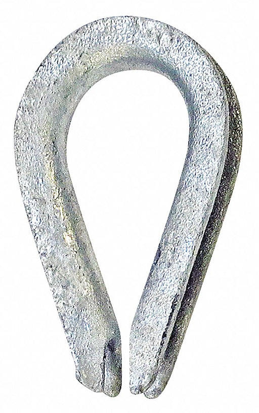 Wire Rope Thimble 3/8 in Rope Dia Steel