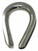Wire Rope Thimble 5/16 in Rope Dia SS