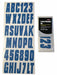 LetterandNumberLabelSet 3inH 1-1/2inW