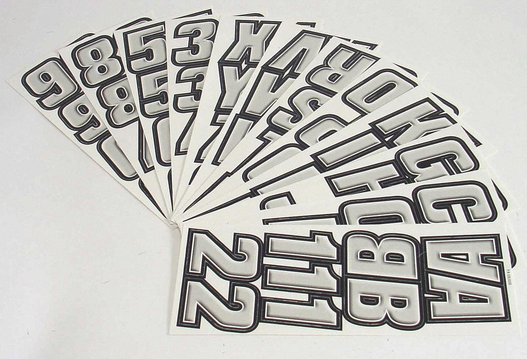 LetterandNumberLabelSet 2inH 1-1/2inW