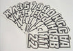 LetterandNumberLabelSet 2inH 1-1/2inW