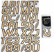 LetterandNumberLabelSet 2inH 1-1/2inW