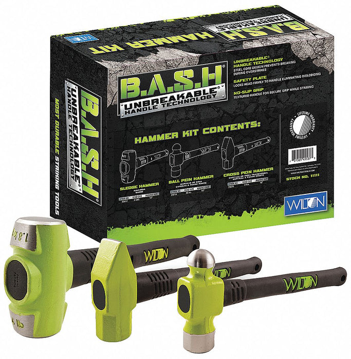 Hammer Kit Black Handle Nonslip Grip