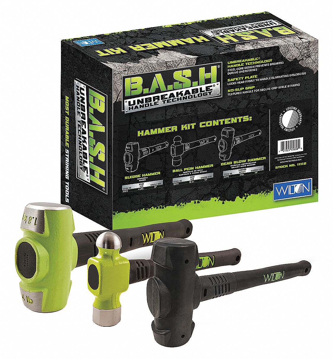 Shop Hammer Kit Blk Handle Nonslip Grip