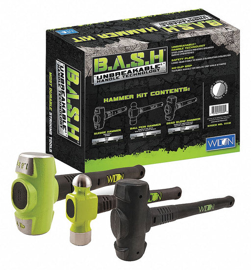 Shop Hammer Kit Blk Handle Nonslip Grip