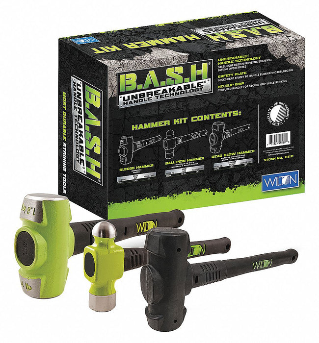 Shop Hammer Kit Blk Handle Nonslip Grip