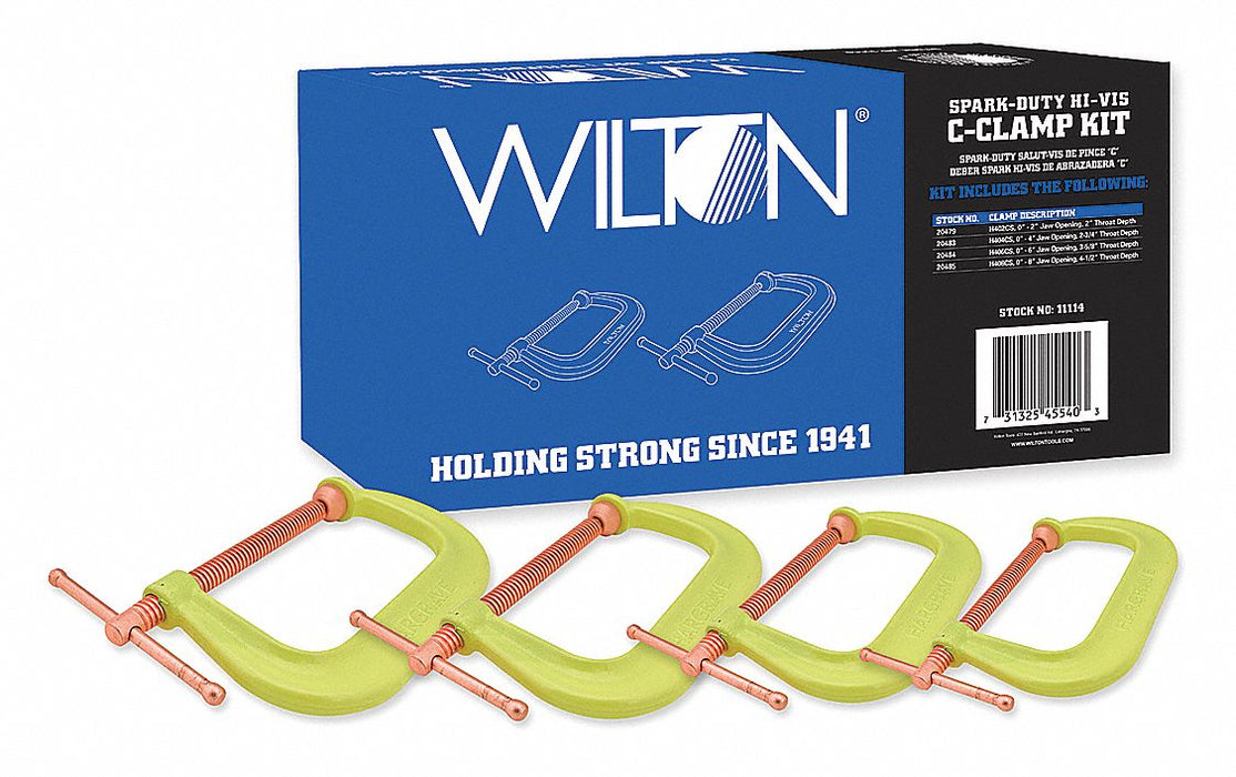 C-Clamp Set 8 Steel