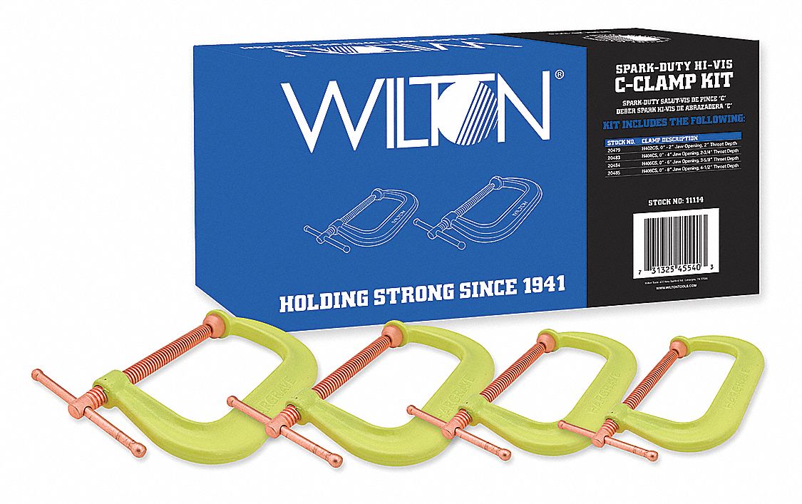 C-Clamp Set 8 Steel