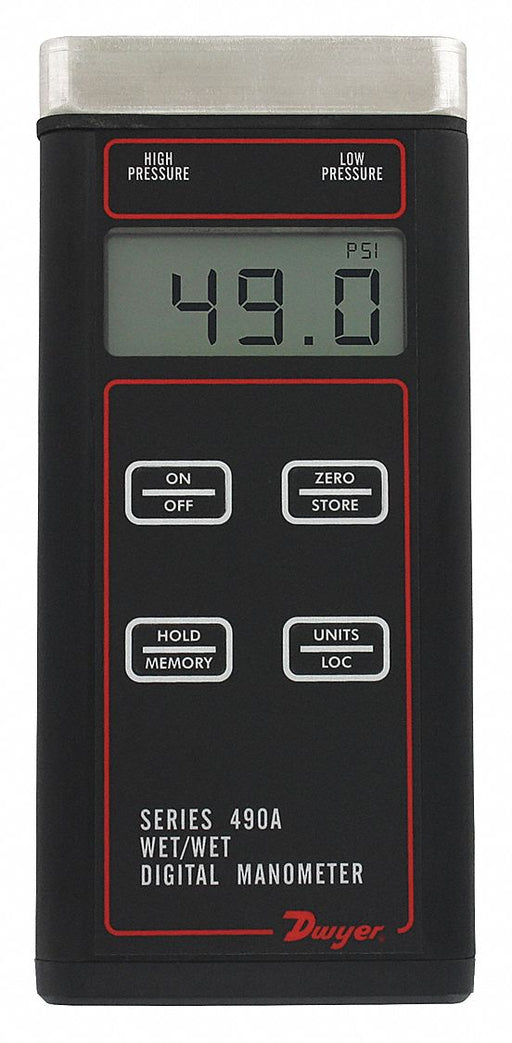 Hydronic Manometer 0 to 400 psi LCD