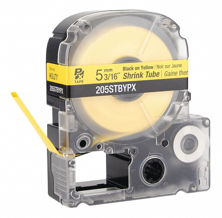 SleeveLabel Yellow Polyolefin 3/16inW
