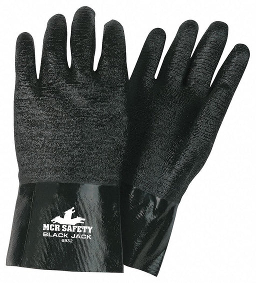 ChemResistantGloves Blk Gauntlet L PK12