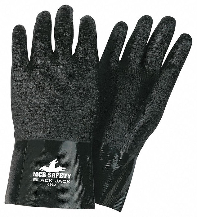 ChemResistantGloves Blk Gauntlet L PK12