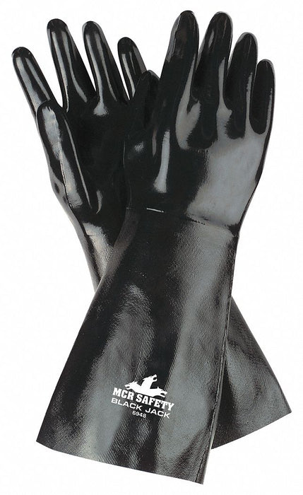 ChemResistantGloves Blk Gauntlet L PR