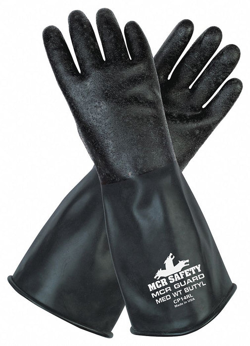 J4423 ChemResistantGloves Blk Beaded S PR