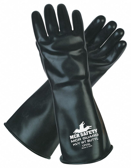 J4424 ChemResistantGloves Blk Beaded M PR