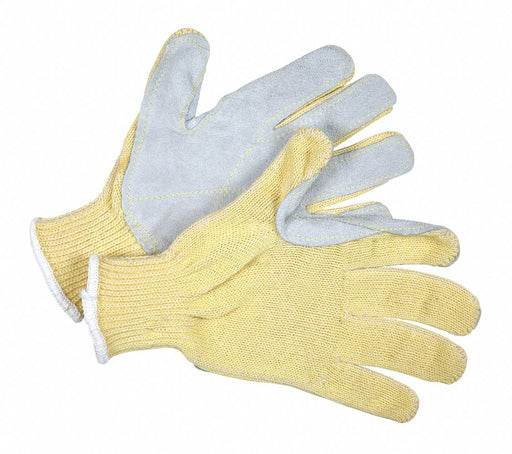 Leather Gloves Yellow S PK12