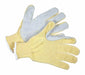 Leather Gloves Yellow L PK12