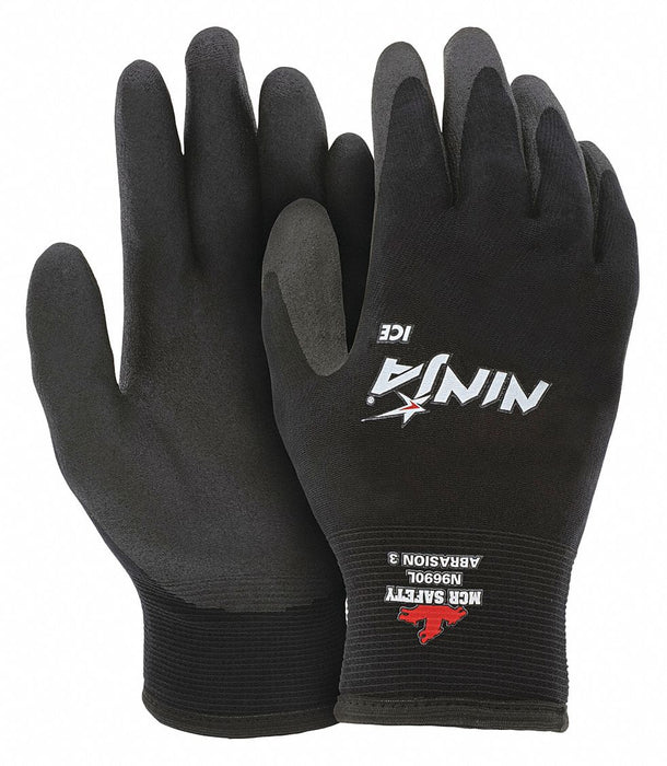 D1645 Coated Gloves Palm and Fingers XL PR