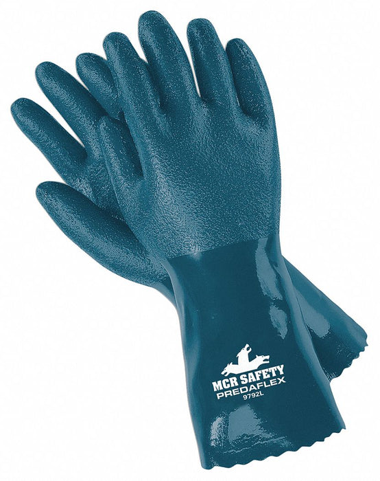 J4426 ChemResistantGloves Blu Gauntlet L PR