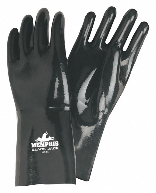 ChemResistantGloves Blk Gauntlet L PR