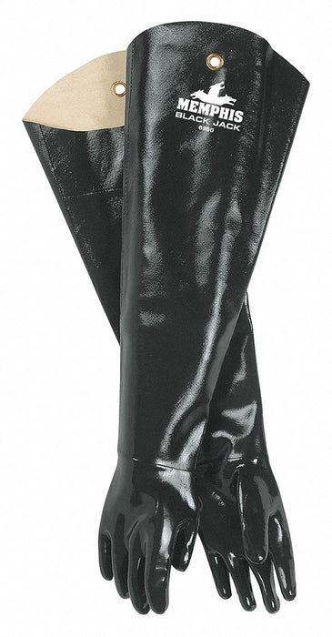 ChemResistantGloves Blk Gauntlet L PR