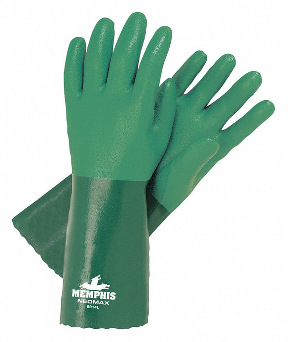 J4425 ChemResistantGloves Grn Gauntlet L PR