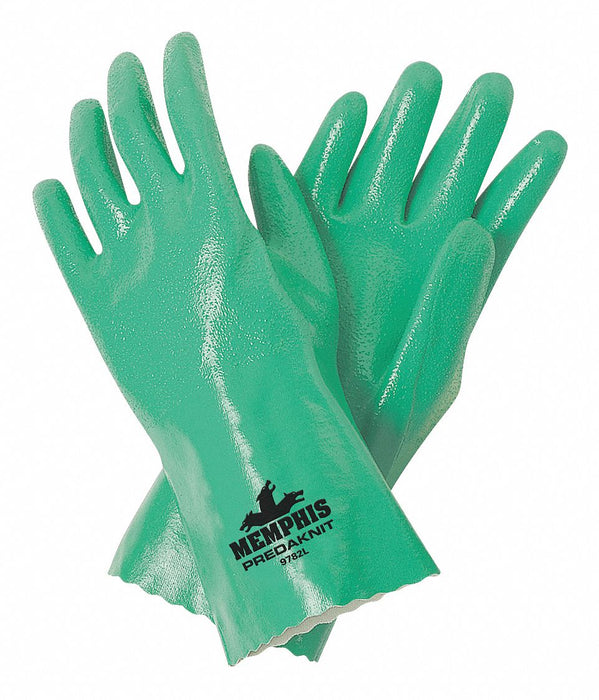 J4427 Chemical Gloves XL 12 in L Green PK12