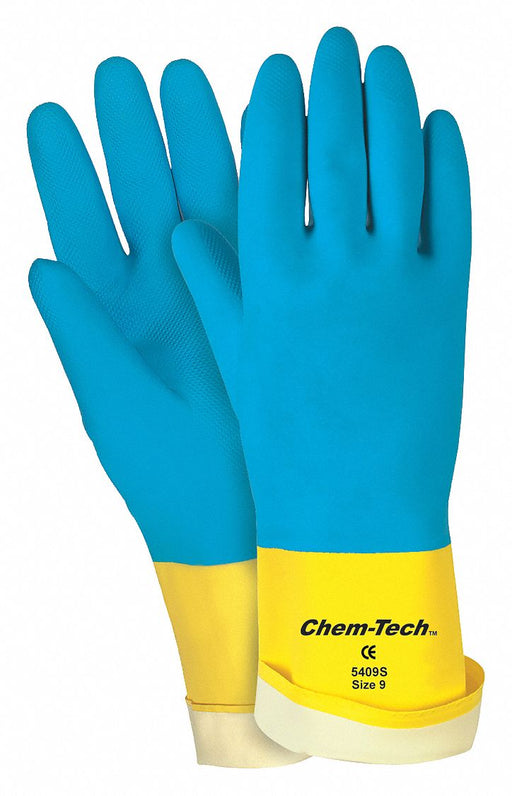 J4445 Chemical Gloves S 12 in L Straight PK12
