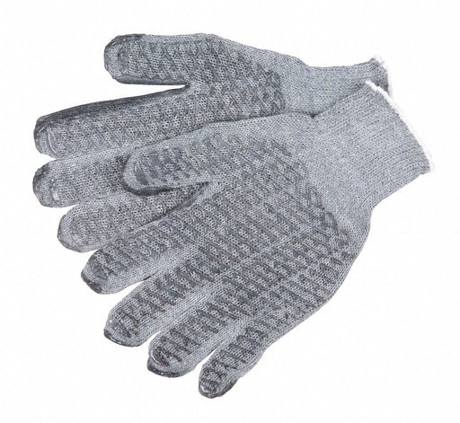 Knit Gloves 10-1/2 XL Gray PK12