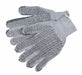 Knit Gloves 10-1/2 XL Gray PK12