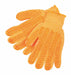 Knit Gloves 9 M Orange PK12