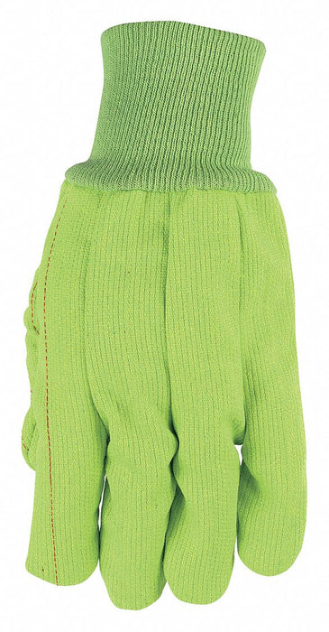Knit Gloves 10 L High Vis Green PK12
