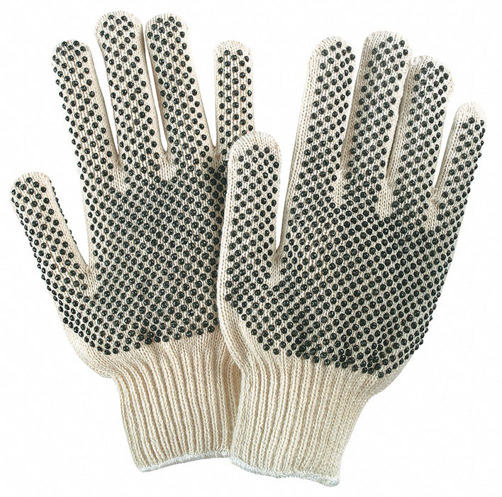 Knit Gloves 10 L Natural/Black PR