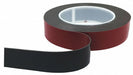 Foam Tape Black 5-1/2 yd L 1 in W