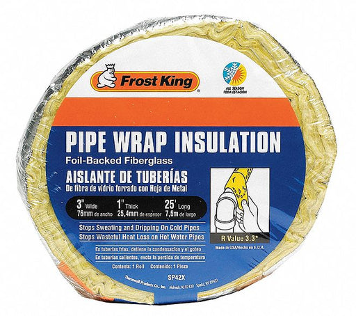 Pipe Wrap 1 in T 3 in W x 25 ft.