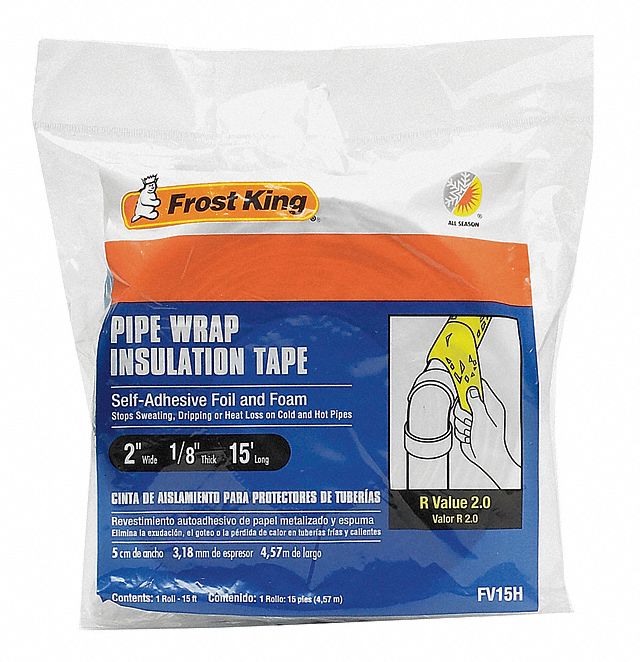Pipe Wrap 1/8 in T 2 in W x 15 ft.