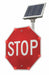 LED Stop Sign Red Solar