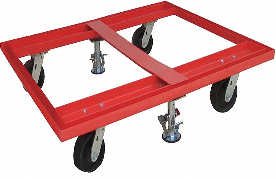Pallet Dolly 48x42 With Floor Locks
