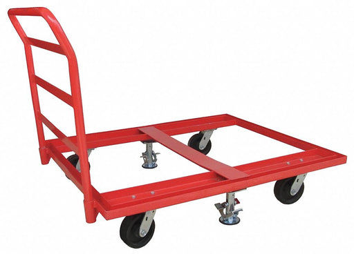Pallet Dolly 48x48 Floor Lock  Handle