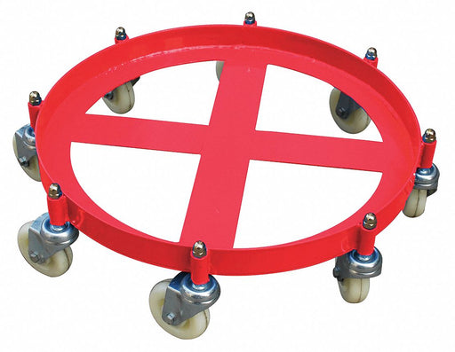 Drum Dolly 55 gal 26.75 in L Red