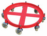Drum Dolly 55 gal 26.75 in L Red