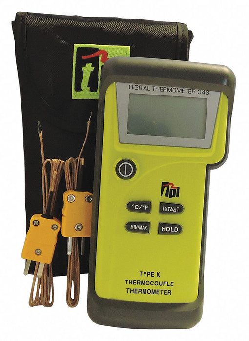 Thermometer LCD 1.875 in Thermocouple