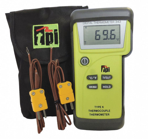 Thermometer LCD 1.875 in Thermocouple