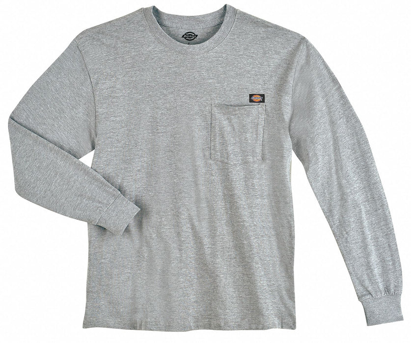 K7946 Long Sleeve T-Shirt Cotton Hthr Gry L