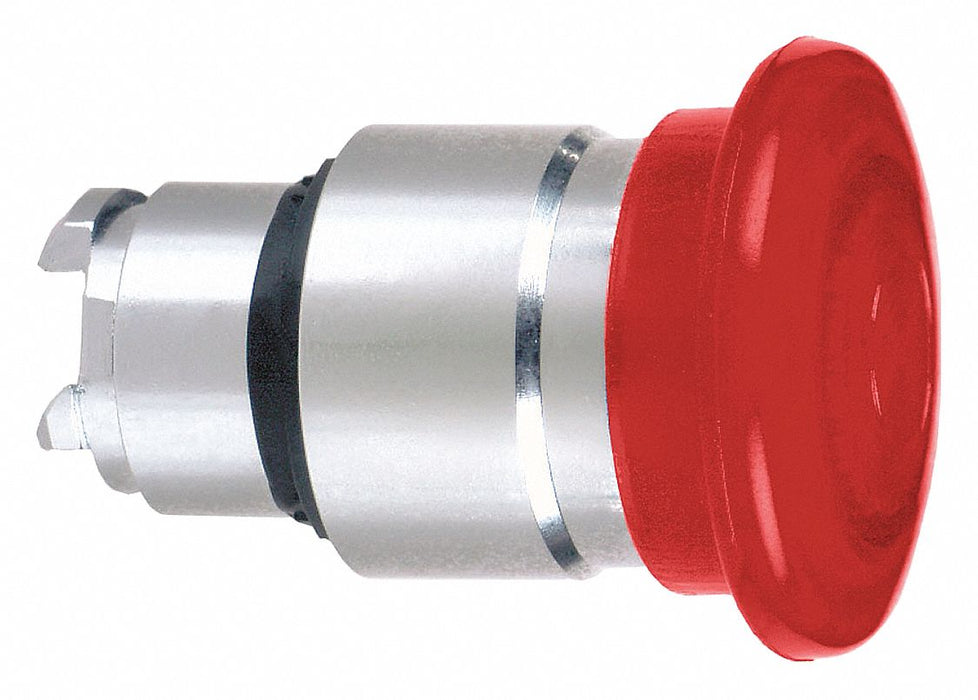 MushroomHeadPushButton Rd NoLamp 22mm